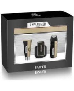 EMPER UNPLUGGED (EDP 85ML + DEO 200ML +SG 100ML)